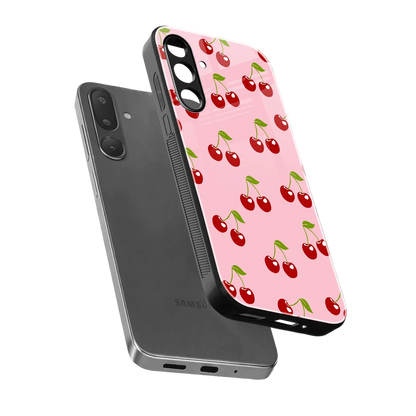 Juicy Pop sleek samsung galaxy m36 5g cover with tempered glass back and TPU edges