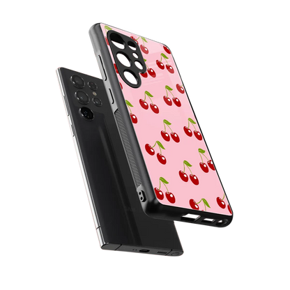 Juicy Pop sleek samsung galaxy s25 ultra cover with tempered glass back and TPU edges