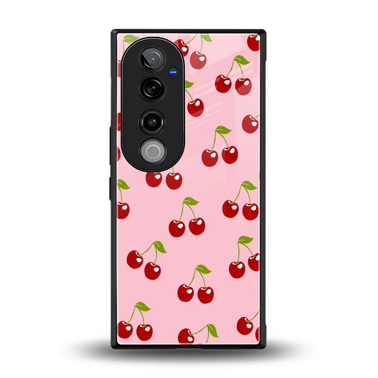Juicy Pop back phone cover | glass case for vivo v40 pro