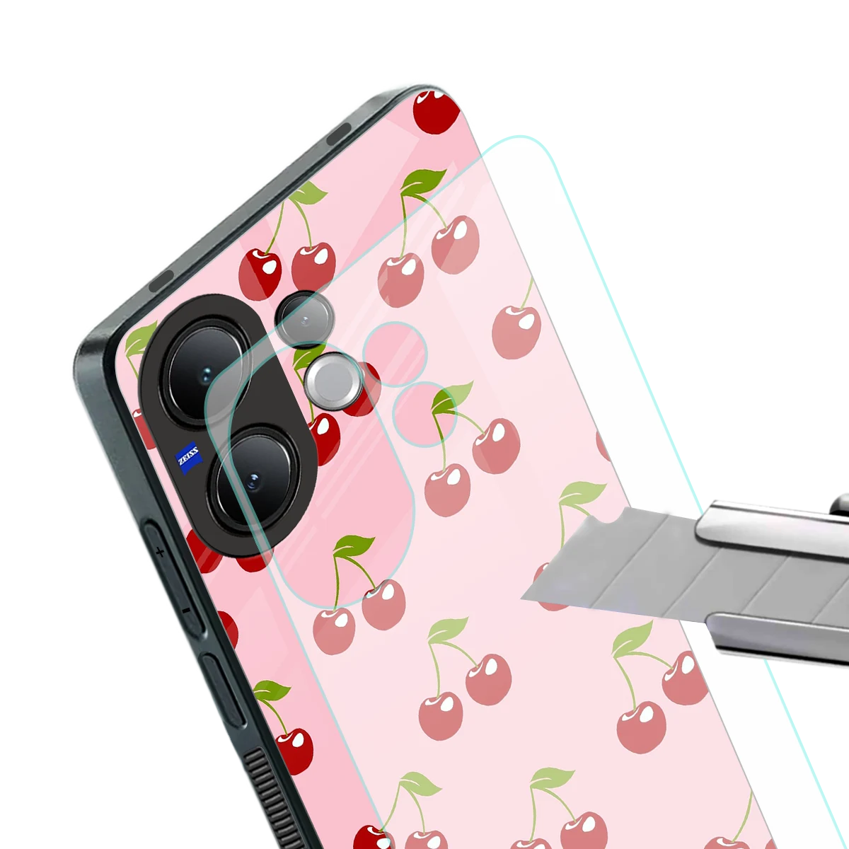 Juicy Pop stylish phone case for vivo v60 | glossy glass and slim fit