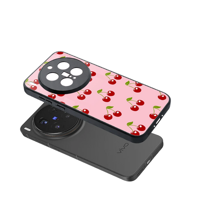 Juicy Pop sleek vivo x300 pro cover with tempered glass back and TPU edges