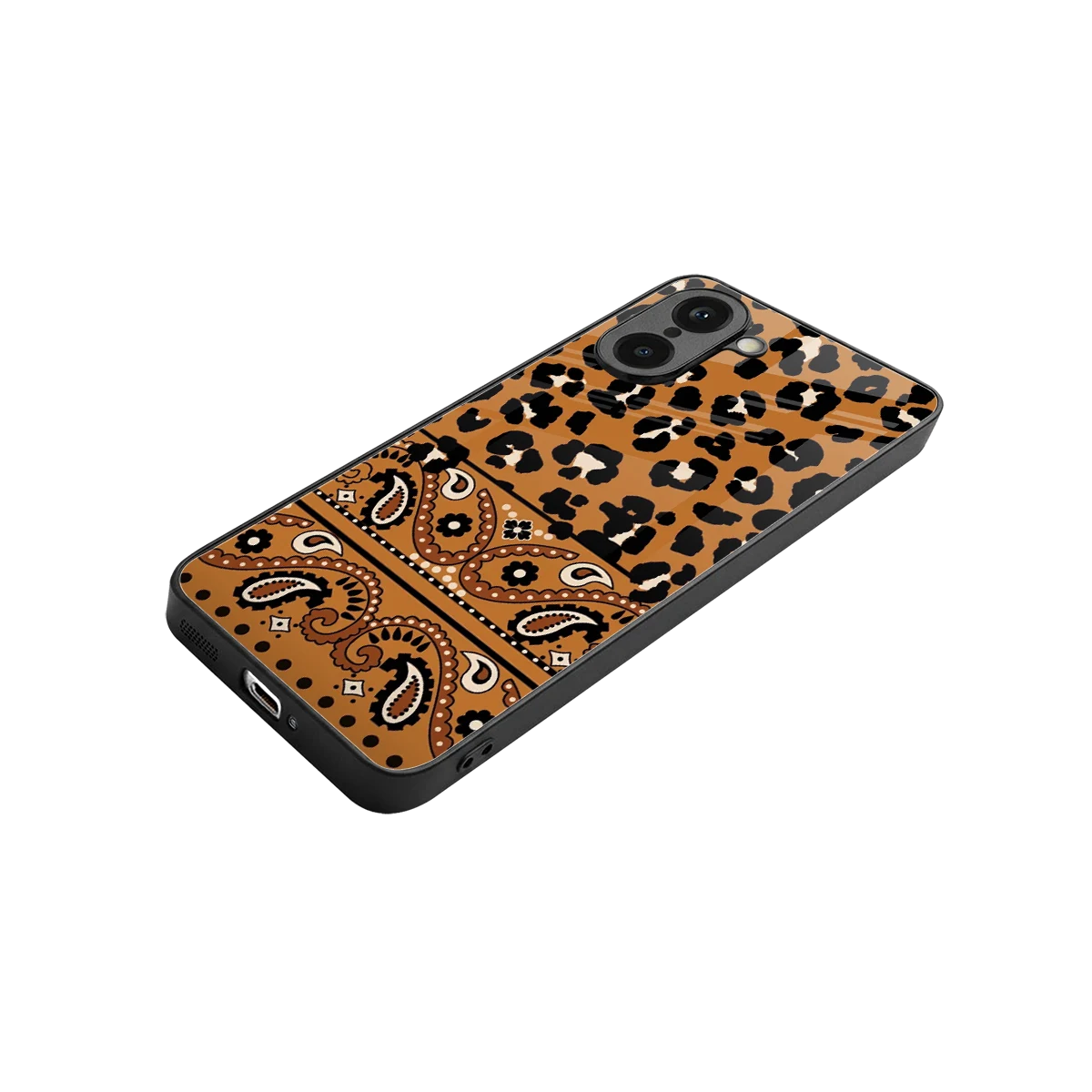 Jungle Bloom stylish phone case for oneplus nord ce5 5g | glossy glass and slim fit