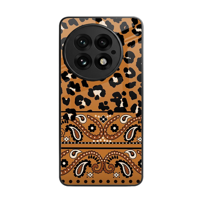 Jungle Bloom back phone cover | glass case for oneplus 13