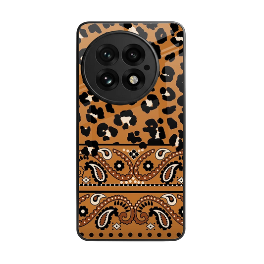 Jungle Bloom back phone cover | glass case for oneplus 13