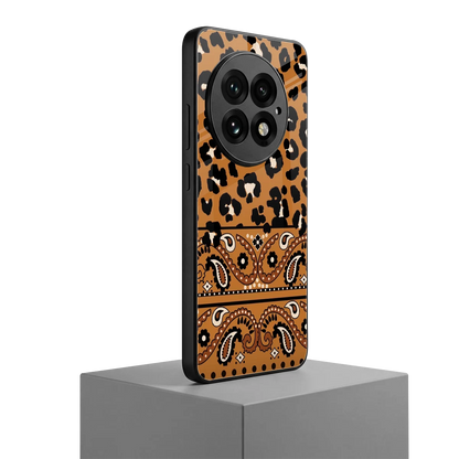 Jungle Bloom oneplus 13 mobile cover | shockproof glass phone case