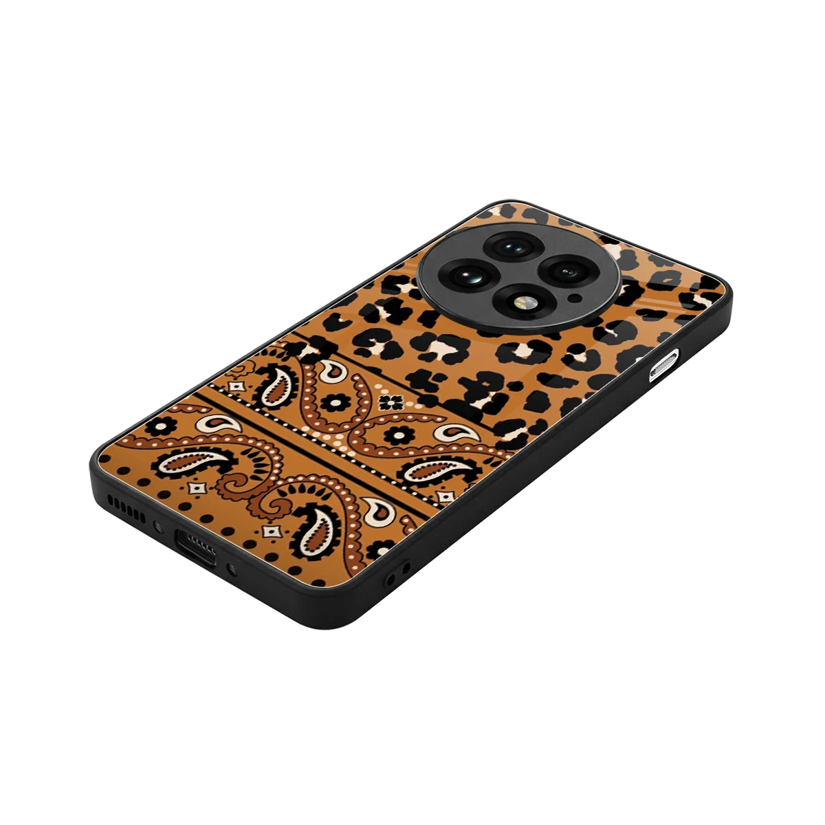 Jungle Bloom stylish phone case for oneplus 13 | glossy glass and slim fit