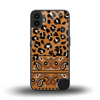 Jungle Bloom back phone cover | glass case for cmf nothing phone 1