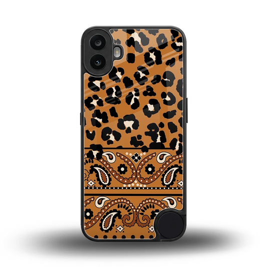 Jungle Bloom back phone cover | glass case for cmf nothing phone 1