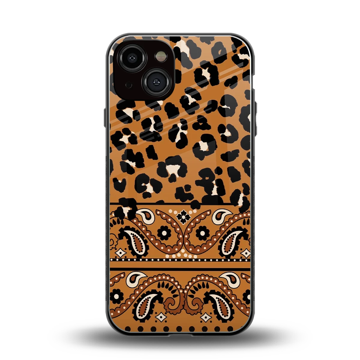 Jungle Bloom back phone cover | glass case for iphone 13