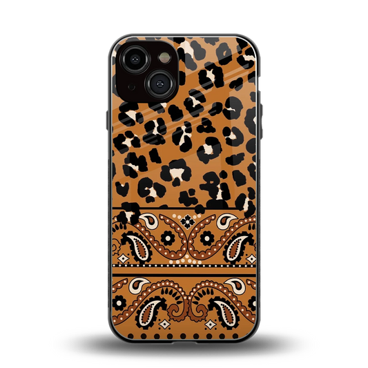 Jungle Bloom back phone cover | glass case for iphone 13