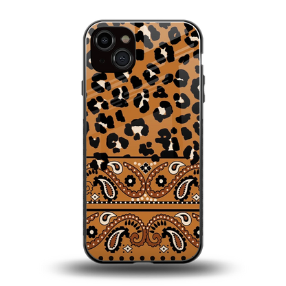 Jungle Bloom back phone cover | glass case for iphone 14 plus