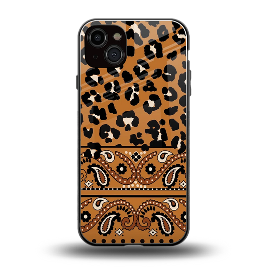 Jungle Bloom back phone cover | glass case for iphone 14 plus