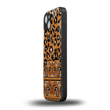 Jungle Bloom iphone 14 plus mobile cover | shockproof glass phone case