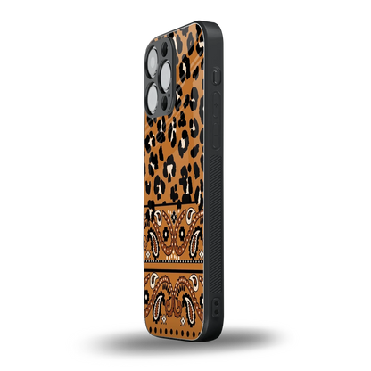 Jungle Bloom iphone 15 pro max mobile cover | shockproof glass phone case