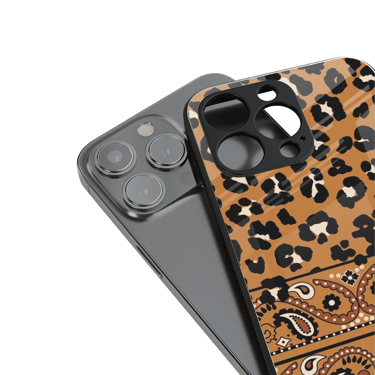 Jungle Bloom stylish phone case for iphone 15 pro max | glossy glass and slim fit