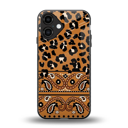 Jungle Bloom back phone cover | glass case for iphone 16