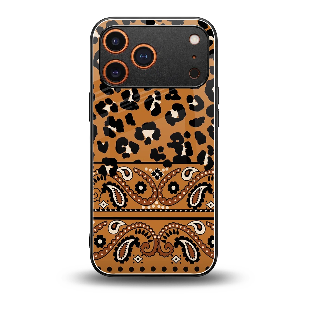 Jungle Bloom back phone cover | glass case for iphone 17 pro