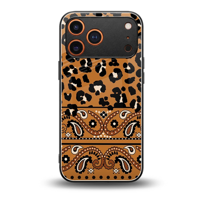 Jungle Bloom back phone cover | glass case for iphone 17 pro max