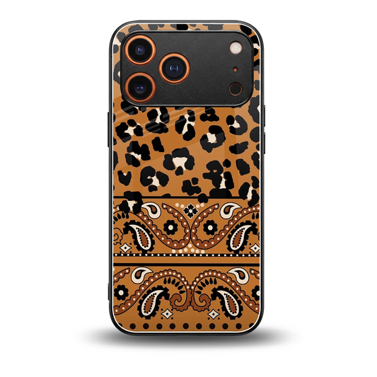 Jungle Bloom back phone cover | glass case for iphone 17 pro max