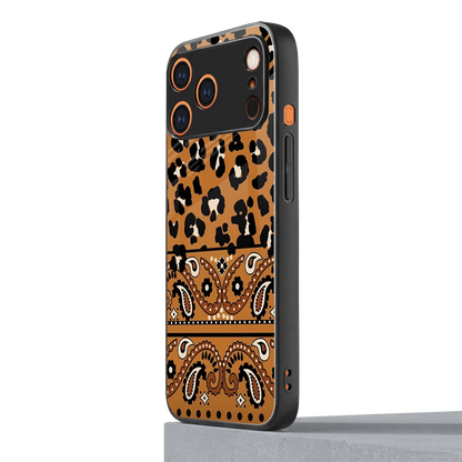 Jungle Bloom iphone 17 pro max mobile cover | shockproof glass phone case