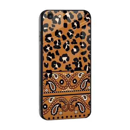 Jungle Bloom sleek iphone 6s plus cover with tempered glass back and TPU edges