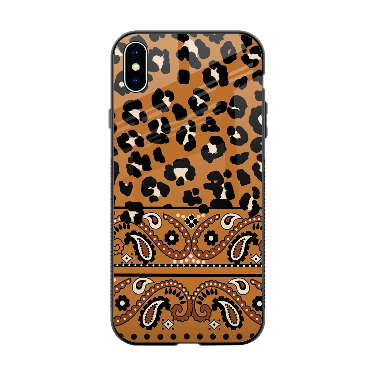 Jungle Bloom back phone cover | glass case for iphone xs max