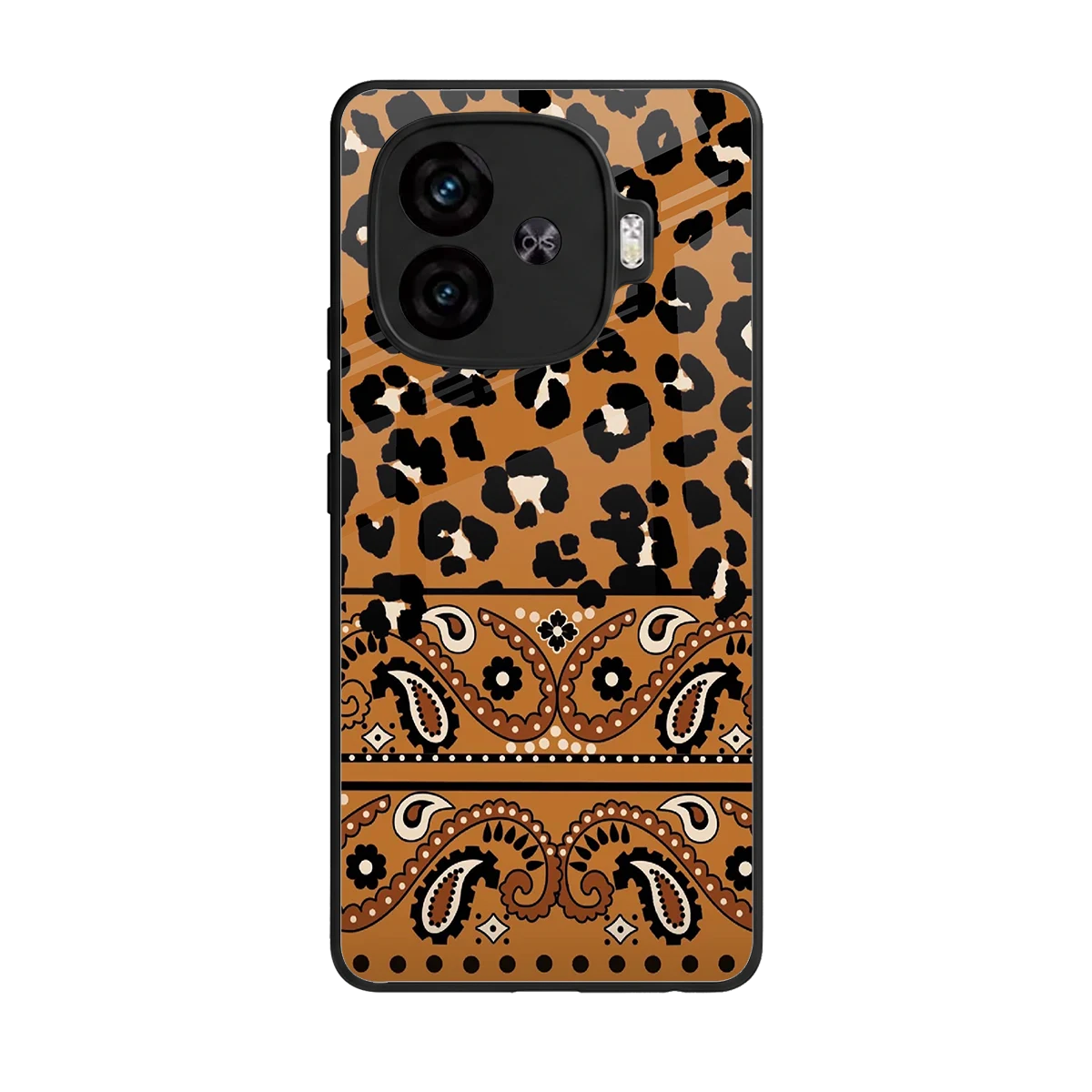 Jungle Bloom back phone cover | glass case for iqoo neo 10r 5g