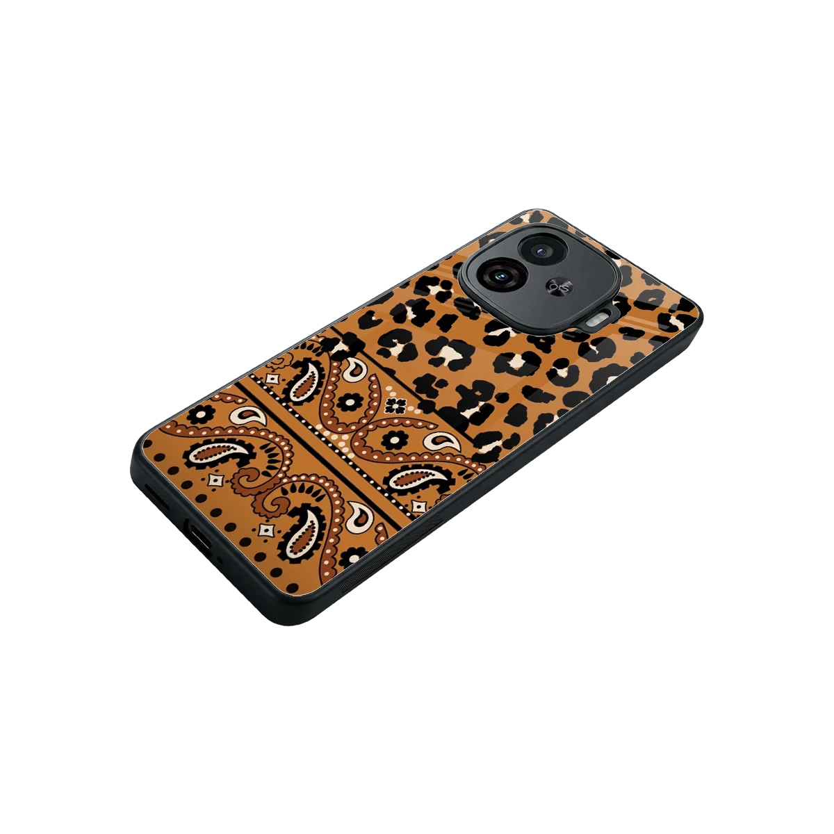 Jungle Bloom stylish phone case for iqoo neo 10r 5g | glossy glass and slim fit