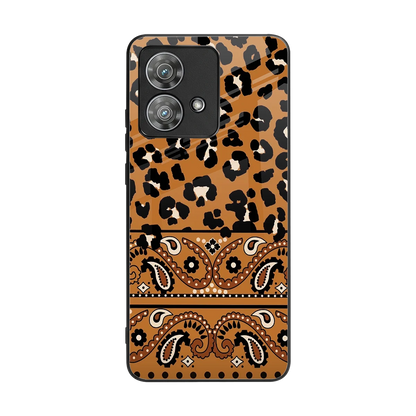 Jungle Bloom back phone cover | glass case for motorola edge 40 neo 5g