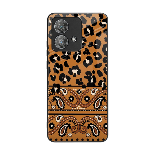 Jungle Bloom back phone cover | glass case for motorola edge 40 neo 5g
