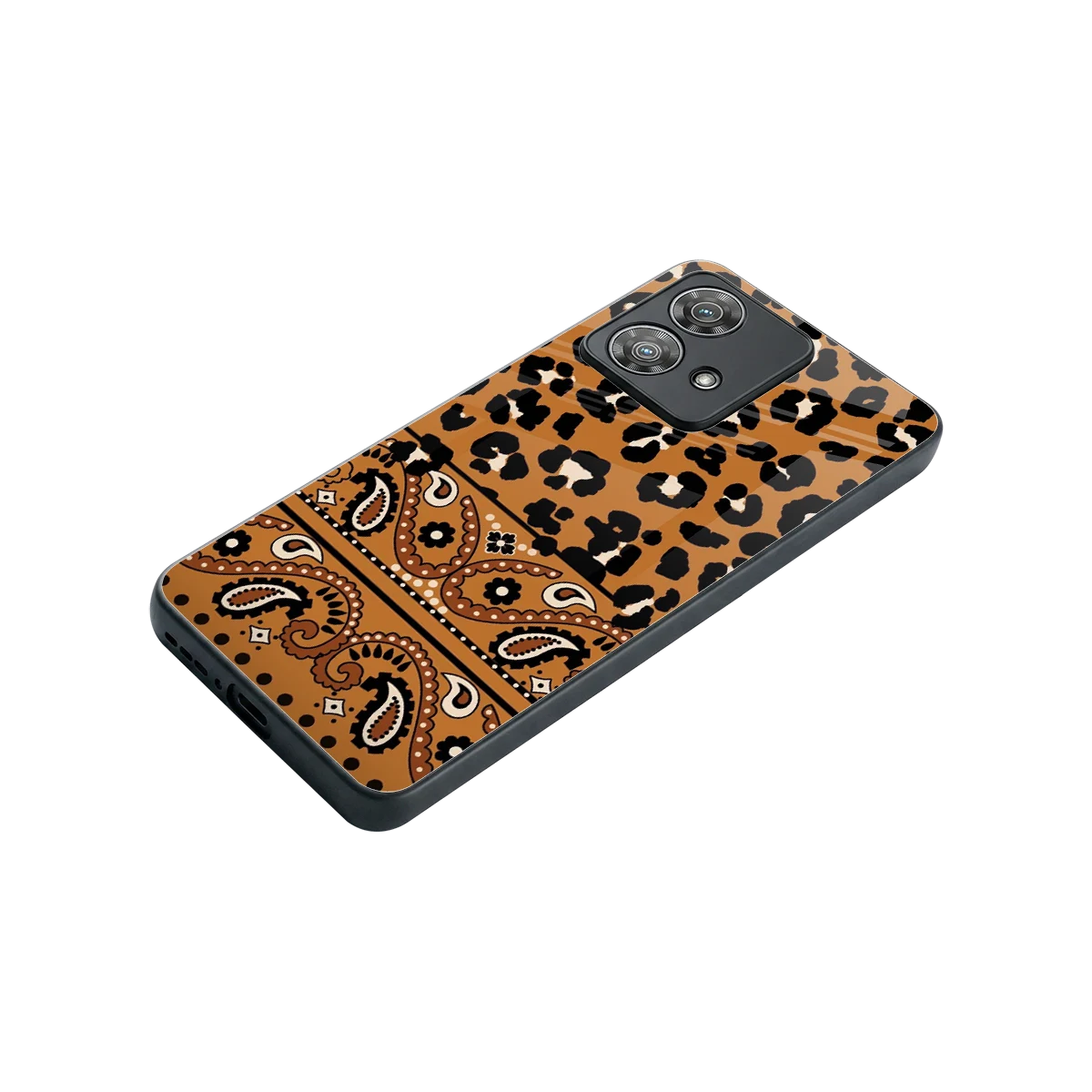 Jungle Bloom stylish phone case for motorola edge 40 neo 5g | glossy glass and slim fit