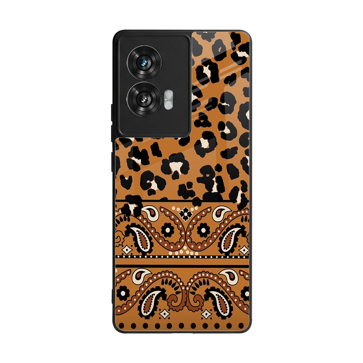 Jungle Bloom back phone cover | glass case for motorola edge 50 fusion