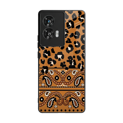 Jungle Bloom back phone cover | glass case for motorola edge 50 fusion