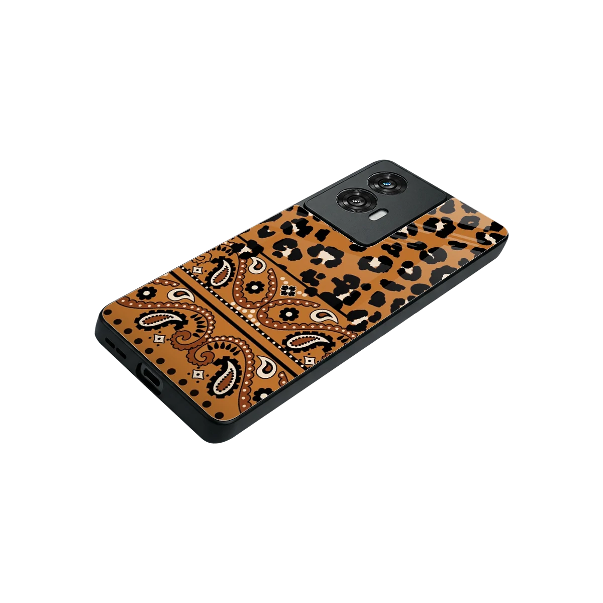 Jungle Bloom stylish phone case for motorola edge 50 fusion | glossy glass and slim fit
