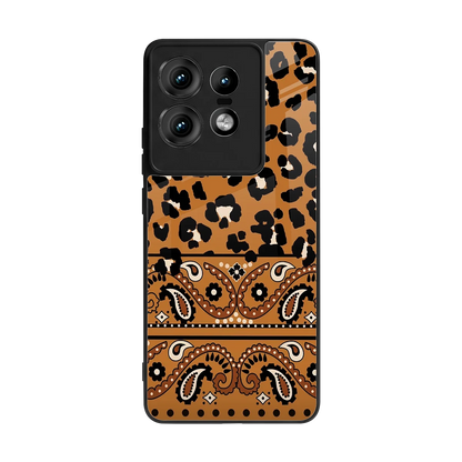 Jungle Bloom back phone cover | glass case for motorola edge 50 pro