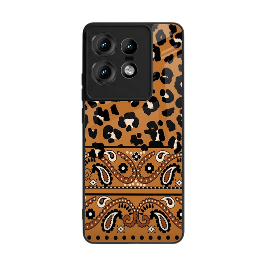 Jungle Bloom back phone cover | glass case for motorola edge 50 pro