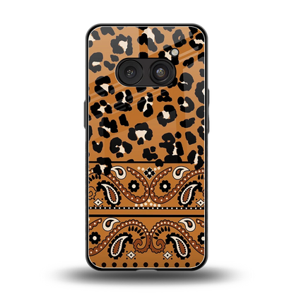 Jungle Bloom back phone cover | glass case for nothing phone 2a