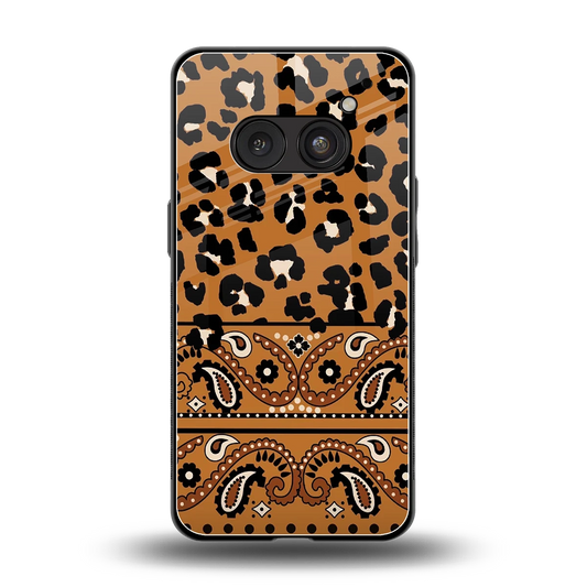 Jungle Bloom back phone cover | glass case for nothing phone 2a