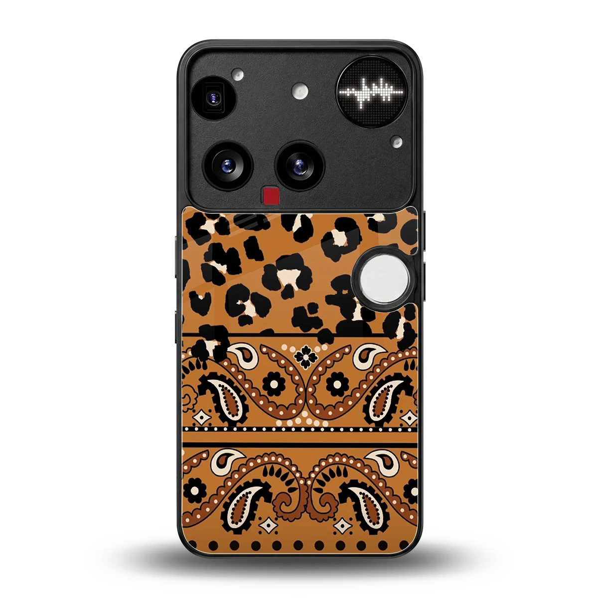 Jungle Bloom back phone cover | glass case for nothing phone 3