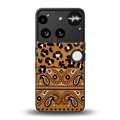 Jungle Bloom back phone cover | glass case for nothing phone 3
