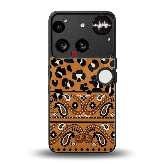 Jungle Bloom back phone cover | glass case for nothing phone 3