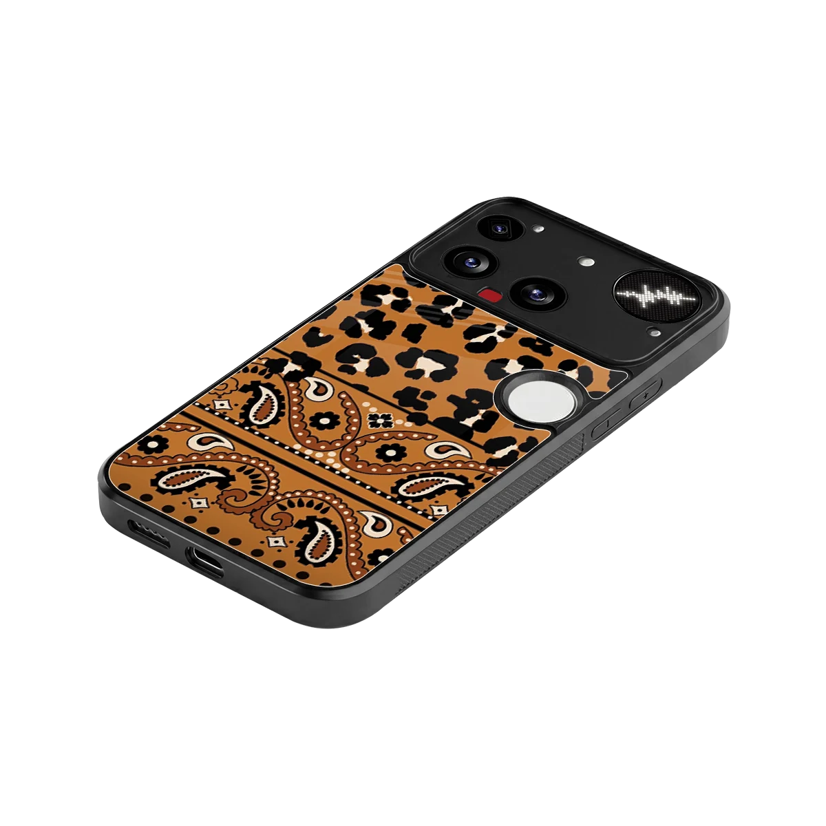 Jungle Bloom stylish phone case for nothing phone 3 | glossy glass and slim fit