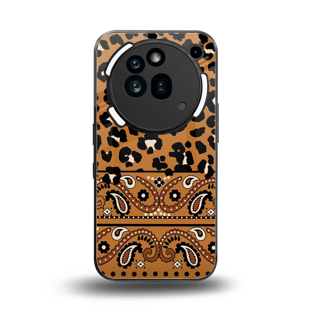 Jungle Bloom back phone cover | glass case for nothing phone 3a pro