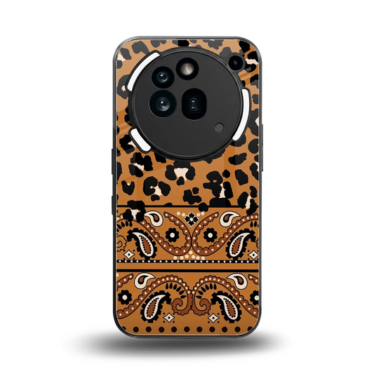 Jungle Bloom back phone cover | glass case for nothing phone 3a pro