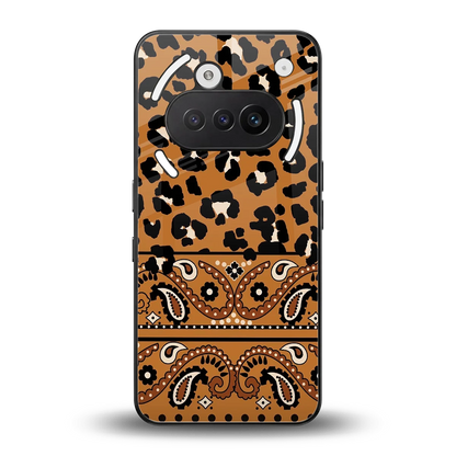Jungle Bloom back phone cover | glass case for nothing phone 3a