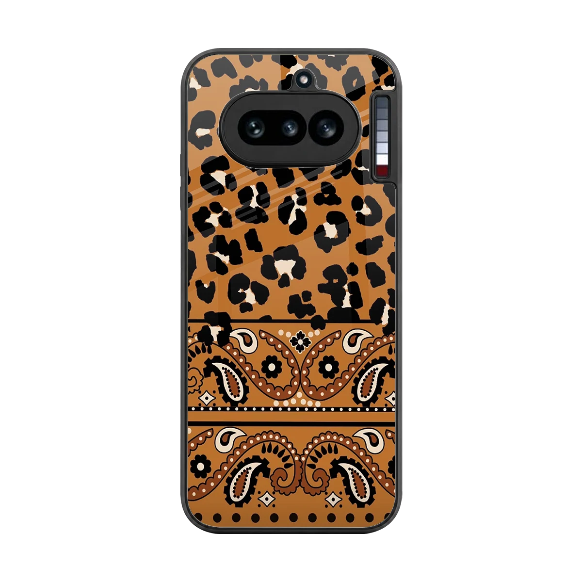 Jungle Bloom back phone cover | glass case for nothing phone 4a