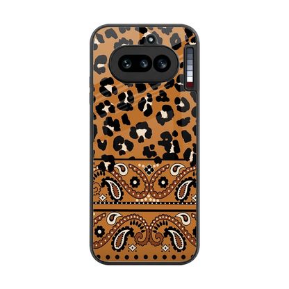Jungle Bloom back phone cover | glass case for nothing phone 4a