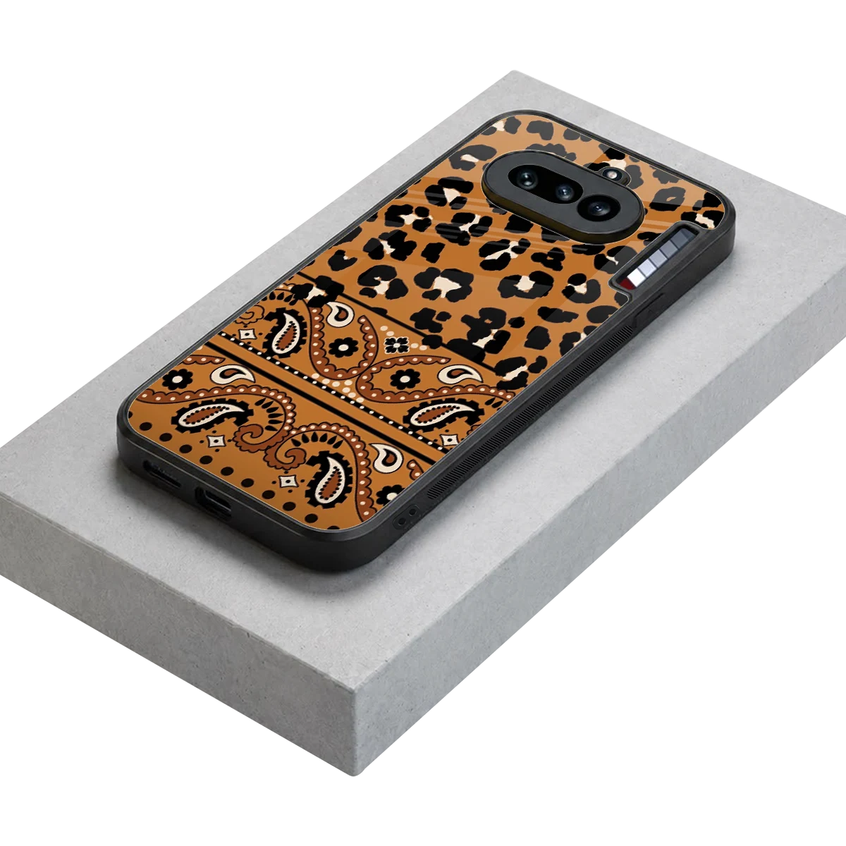 Jungle Bloom stylish phone case for nothing phone 4a | glossy glass and slim fit