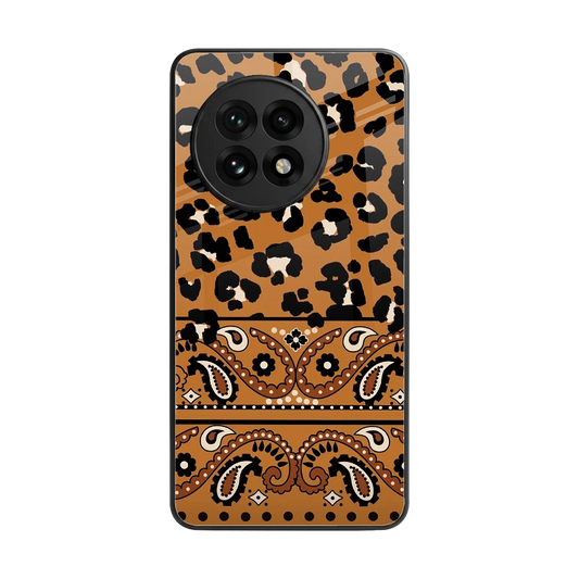 Jungle Bloom back phone cover | glass case for oneplus 13r