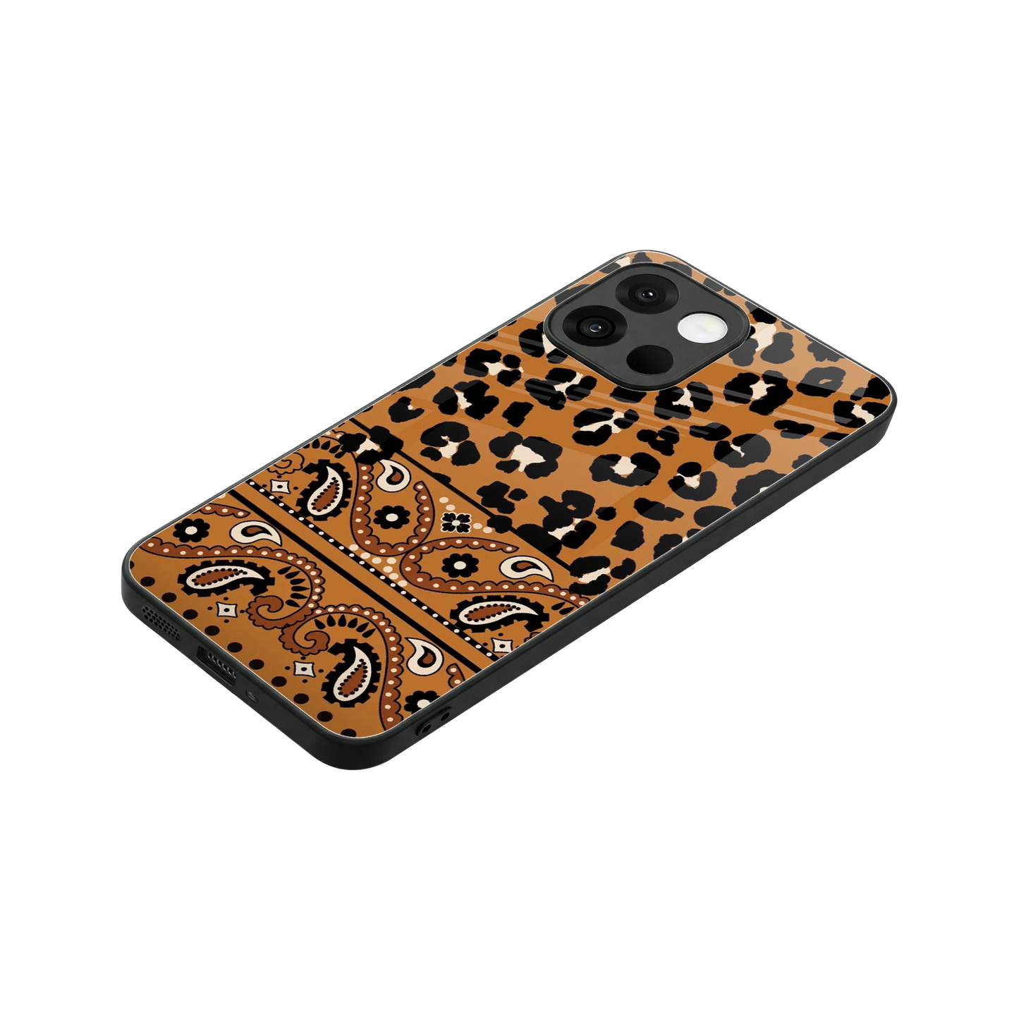 Jungle Bloom stylish phone case for oneplus 13s | glossy glass and slim fit